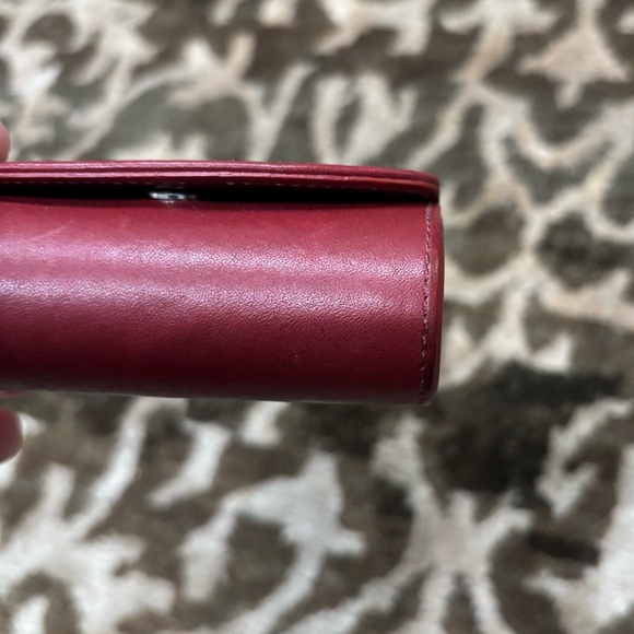 Coach Vintage Red Leather Lipstick Case - Picture 2 of 7
